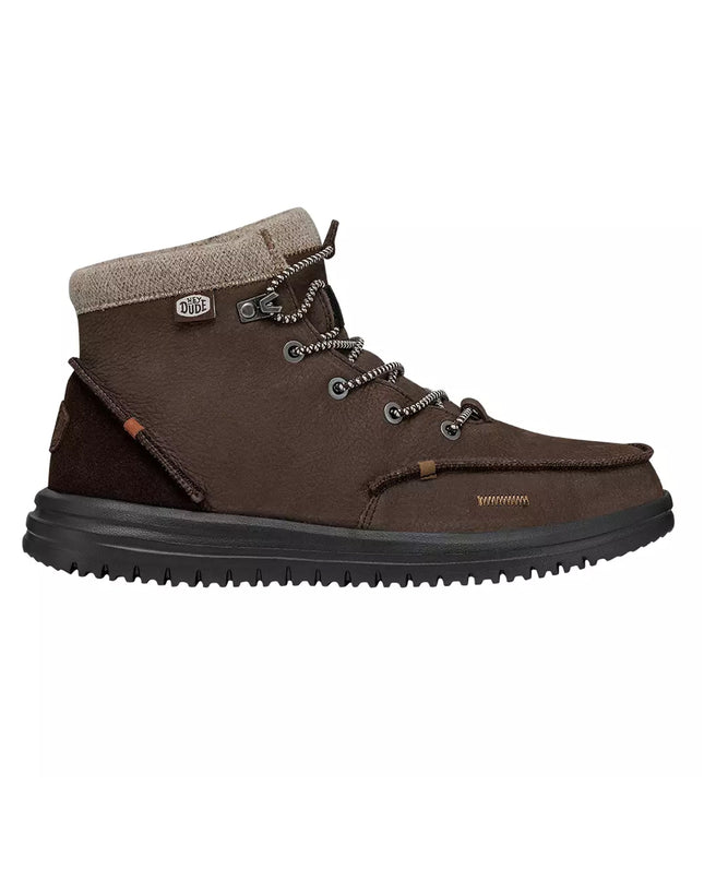 HeyDude - Bottes Bradley en cuir marron