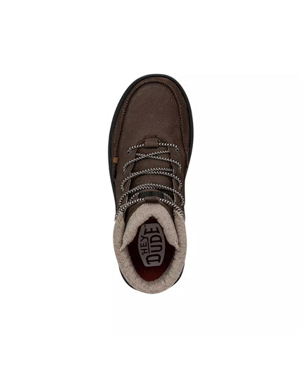 HeyDude - Bottes Bradley en cuir marron