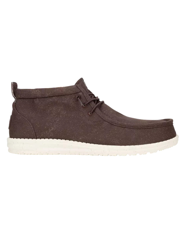 HeyDude - Wally Mid Canvas Taupe Marron