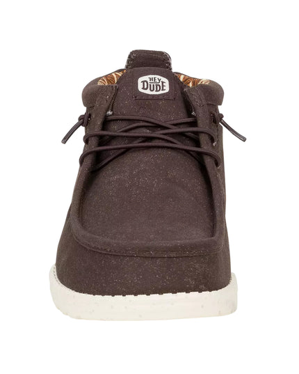 HeyDude - Wally Mid Canvas Taupe Marron