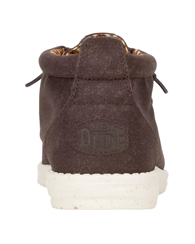 HeyDude - Wally Mid Canvas Taupe Marron