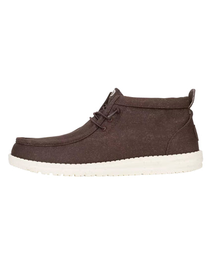 HeyDude - Wally Mid Canvas Taupe Marron