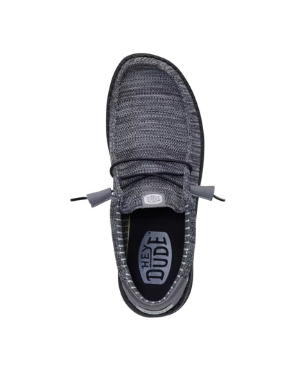 HeyDude - Chaussettes extensibles Wally Gris granit Noir