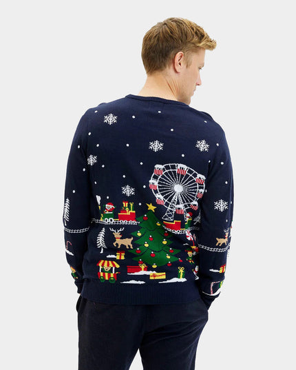 Pull de Noël LED pour homme