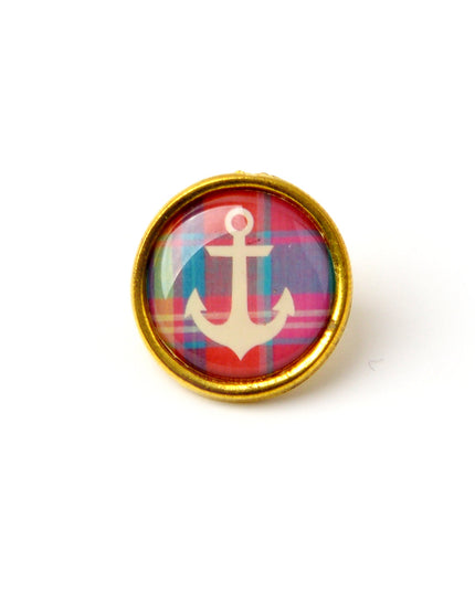 Boucles d'oreilles Anchor II - Bijoux d'inspiration nautique