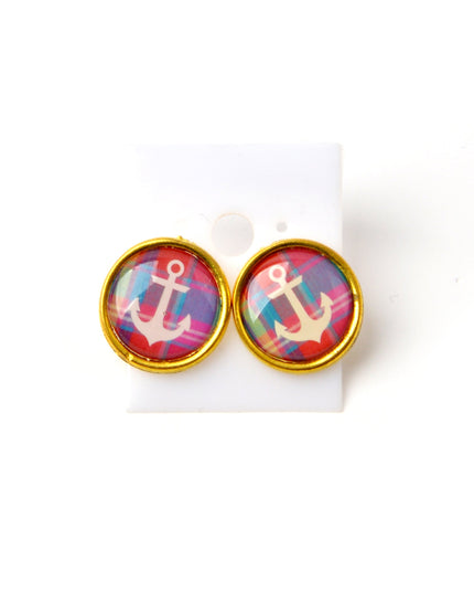 Boucles d'oreilles Anchor II - Bijoux d'inspiration nautique