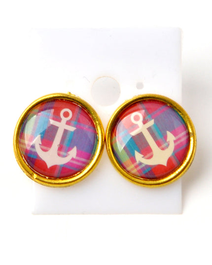 Boucles d'oreilles Anchor II - Bijoux d'inspiration nautique
