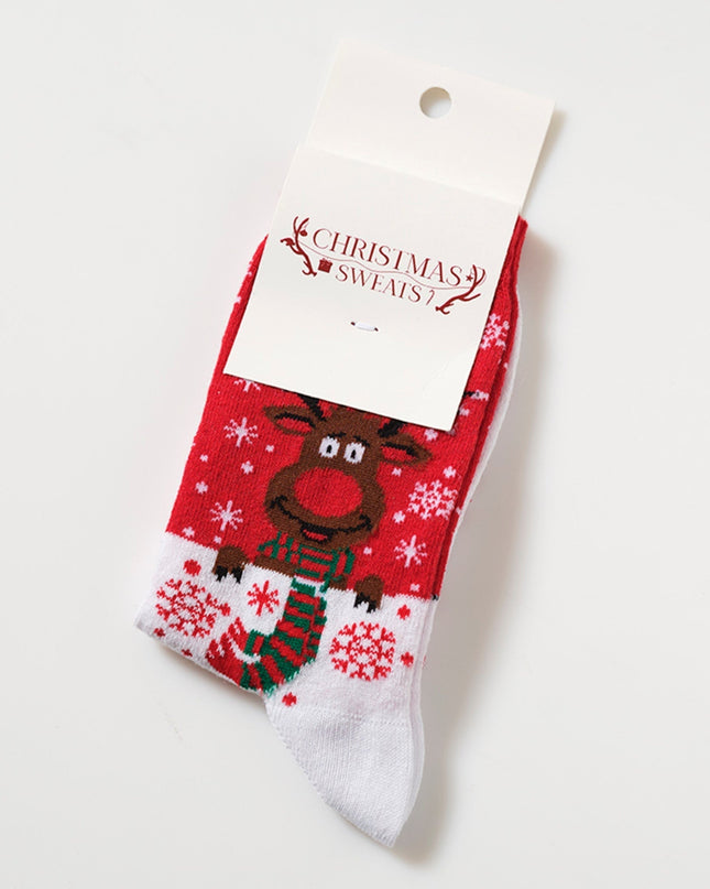 Chaussettes de Noël Rudolph - Le cadeau idéal pour les fêtes
