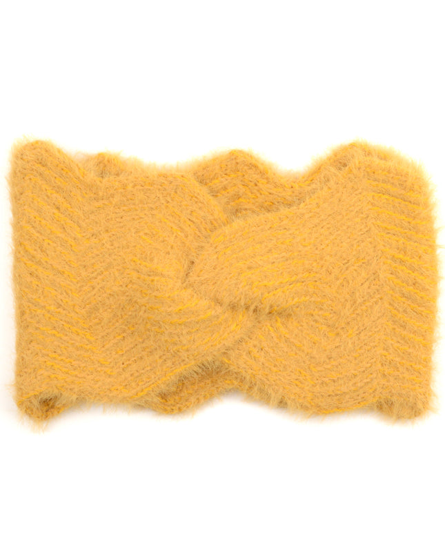 Mustard Wavy Headband