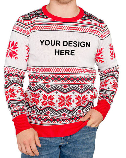 Pull de Noël moche personnalisé pour adulte