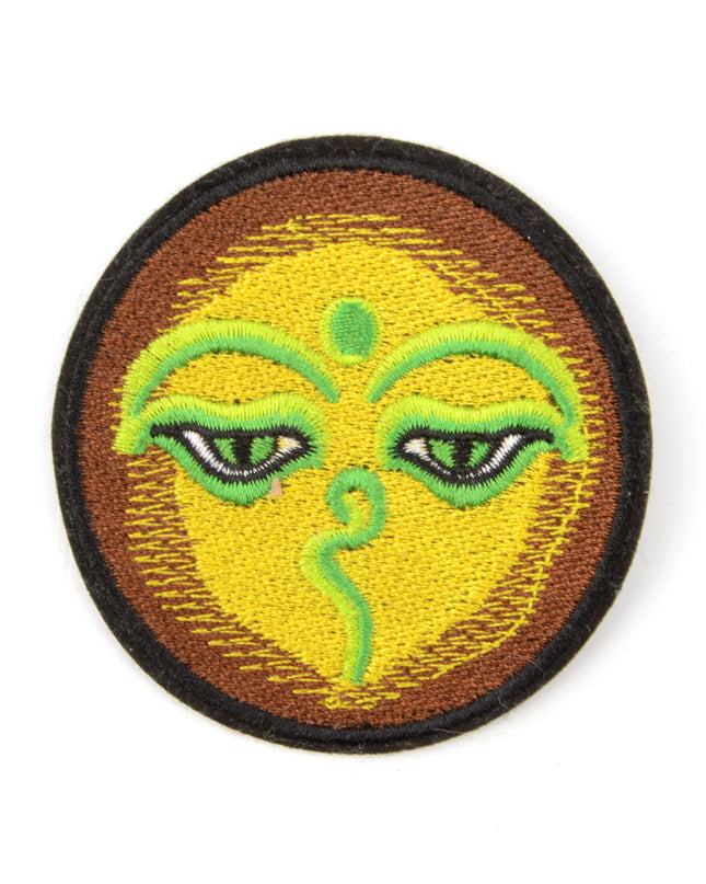 Écusson - Motif Œil de Bouddha | Symbolique et artistique