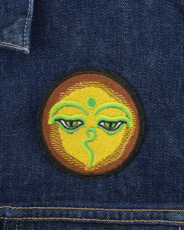 Écusson - Motif Œil de Bouddha | Symbolique et artistique