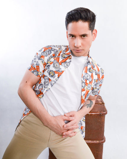 Chemise - Motif montre | Idéale pour les pulls de Noël