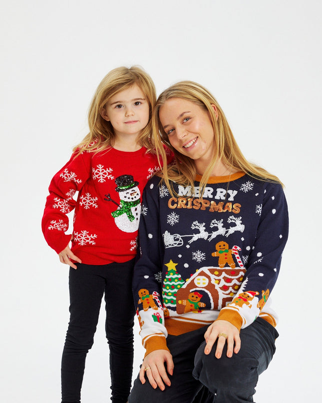 Pull de Noël Merry Crispmas pour femmes - Modèle le plus vendu