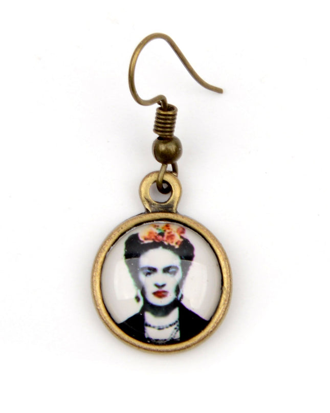 Boucles d'oreilles Frida IV petites - Accessoire artistique pour les fêtes