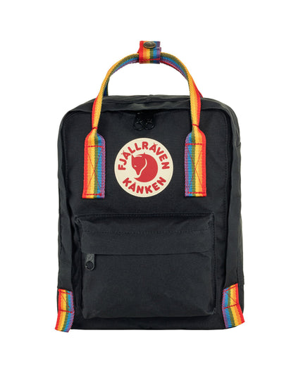 Fjällräven Kånken Mini - Noir-Arc-en-ciel | Idée cadeau originale