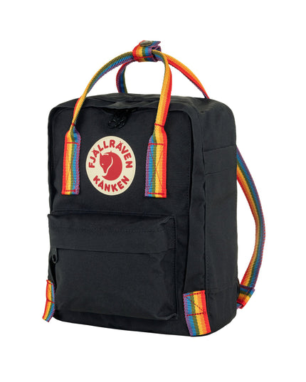 Fjällräven Kånken Mini - Noir-Arc-en-ciel | Idée cadeau originale