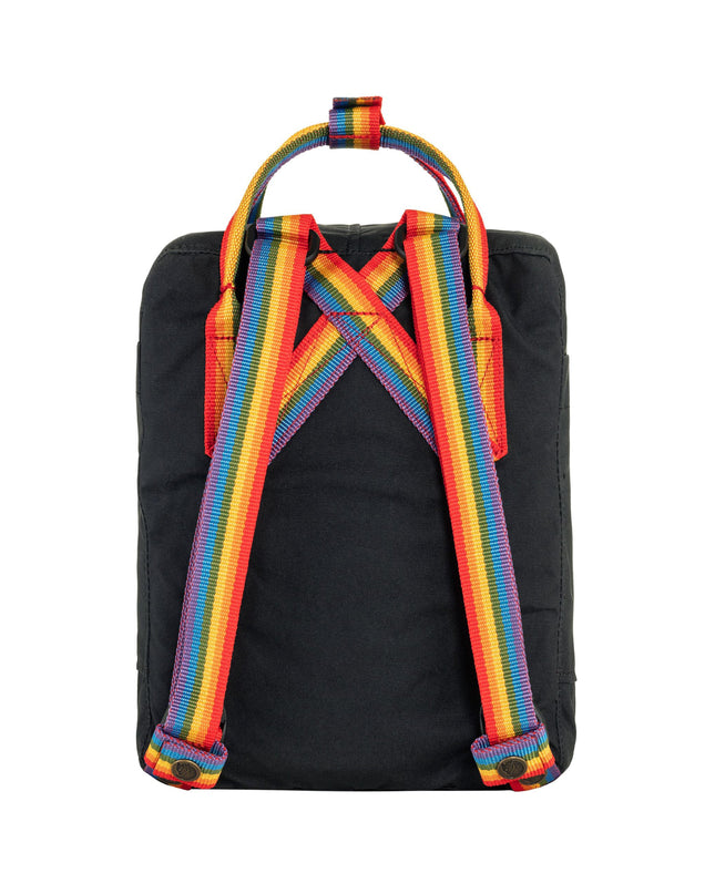 Fjällräven Kånken Mini - Noir-Arc-en-ciel | Idée cadeau originale