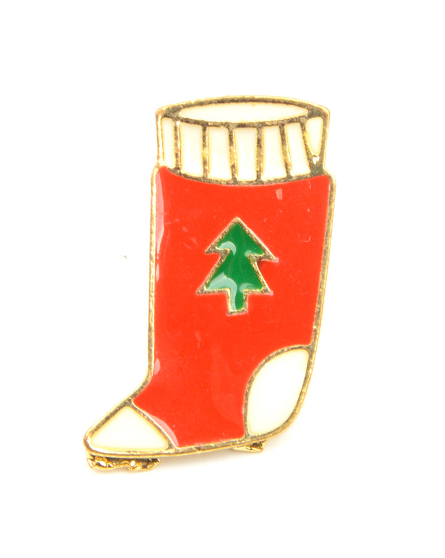 Broche chaussette - Accessoire festif