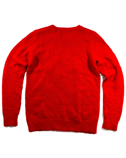 Pull de Noël vintage - Pull de Noël moche avec Père Noël dalmatien