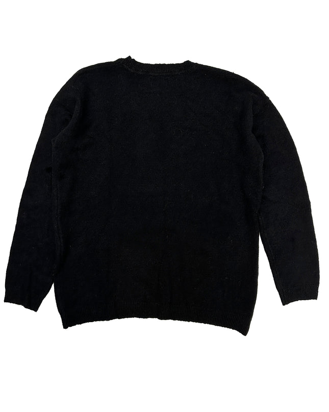 Pull de Noël moche vintage avec un lutin pour tous