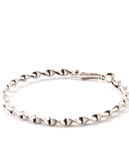 Boucles d'oreilles créoles spirales