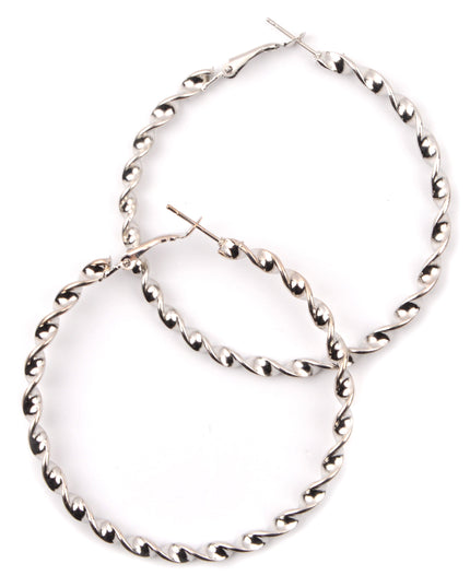 Boucles d'oreilles créoles spirales