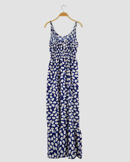 Robe longue - Marguerite | Bleue