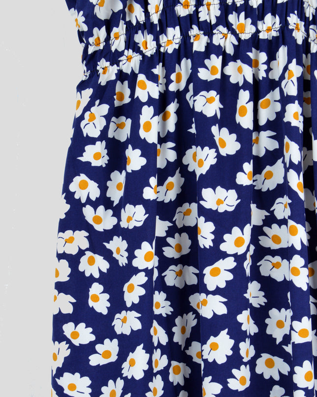 Robe longue - Marguerite | Bleue