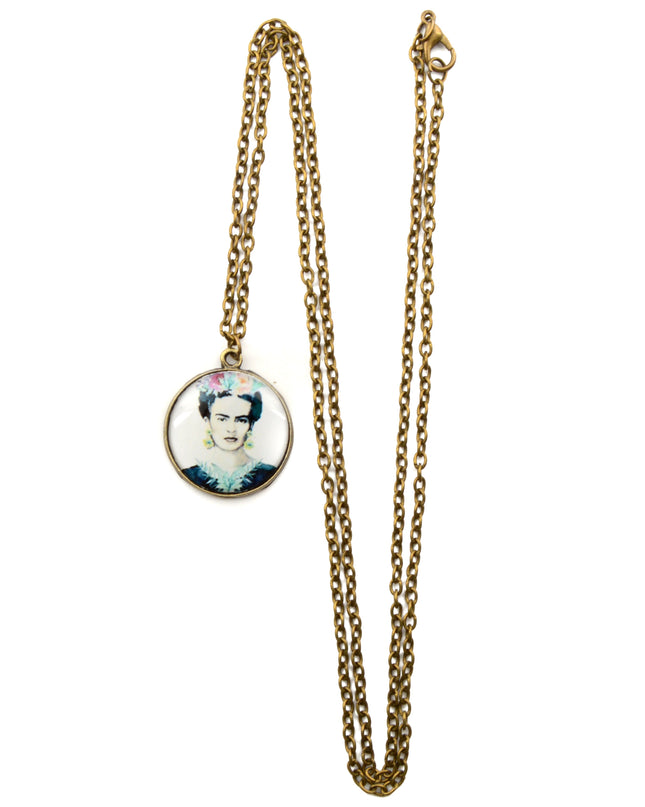 Collier photo - Frida Kahlo I | Accessoires pour femmes