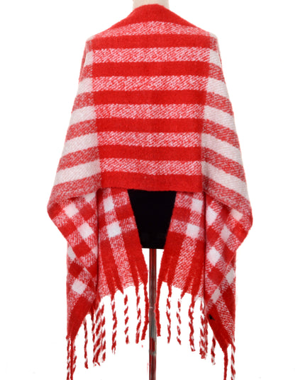 Écharpe à carreaux rouges I | Mots-clés : Accessoires, Collections limitées