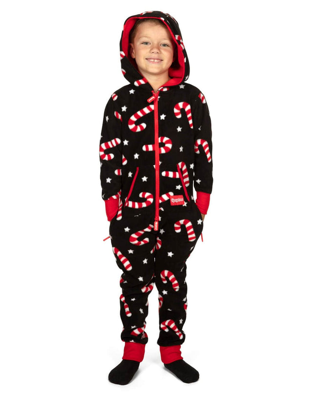 Boy's Candy Cane Lane Jumpsuit