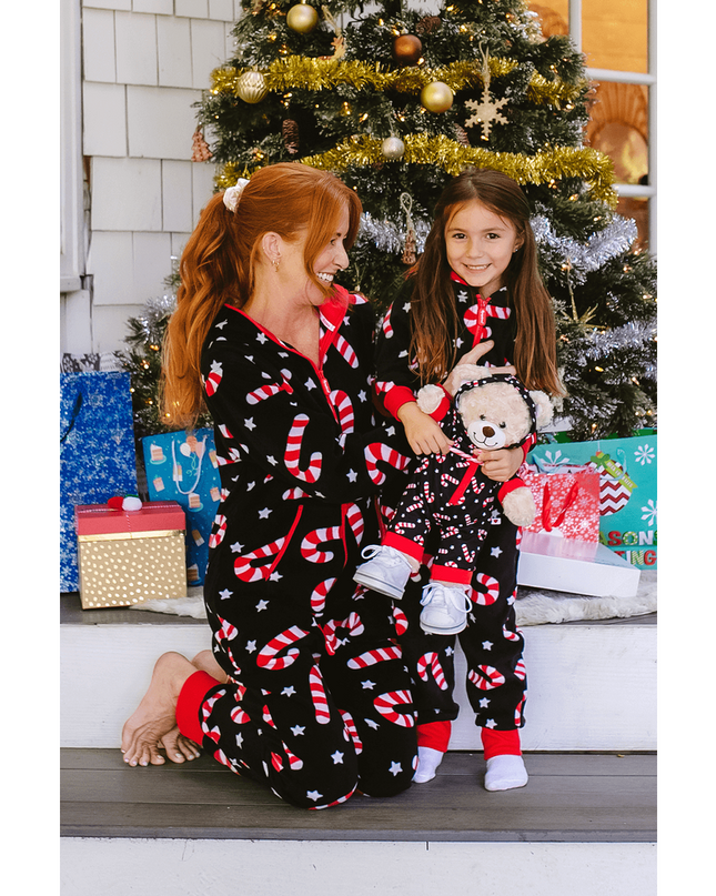 Girl's Candy Cane Lane Jumpsuit