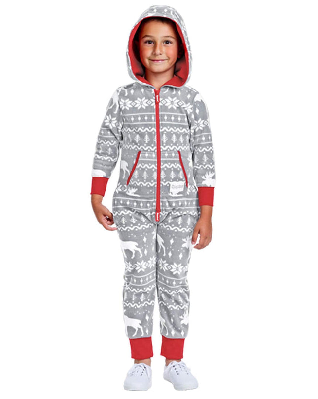 Boy's / Girl's Grey Moose Jumpsuit