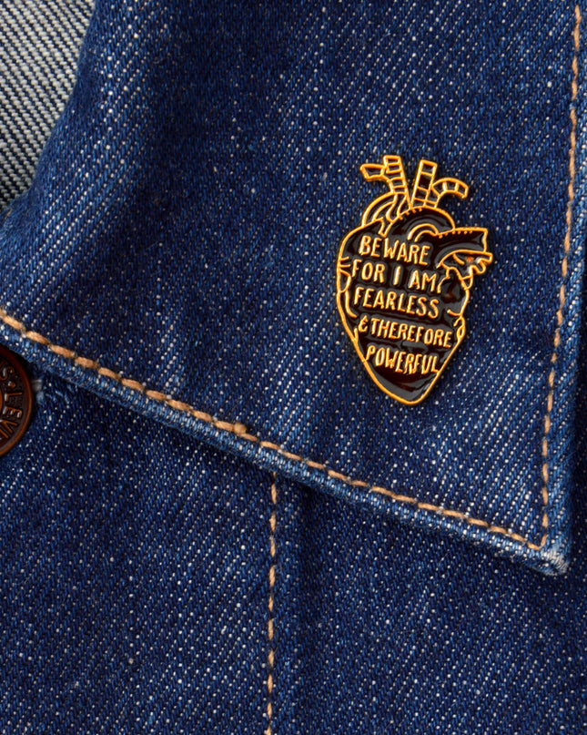 Badge Cœur Attention - Idéal pour la Saint-Valentin