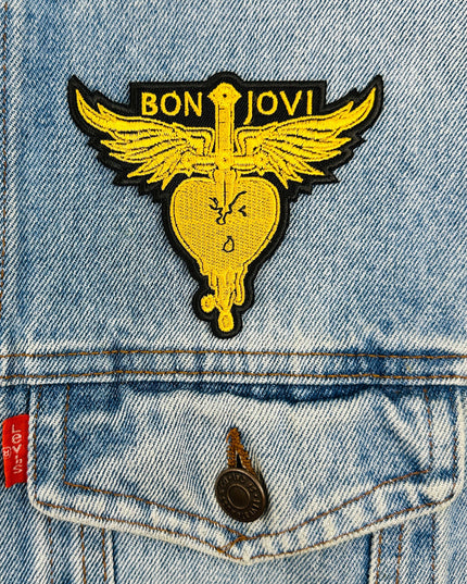 Écusson - Motif cœur Bon Jovi