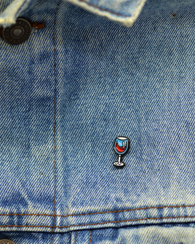 Broche - Verre à vin
