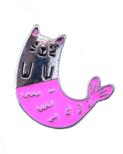 Broche sirène chat - Accessoire de déguisement d'Halloween amusant