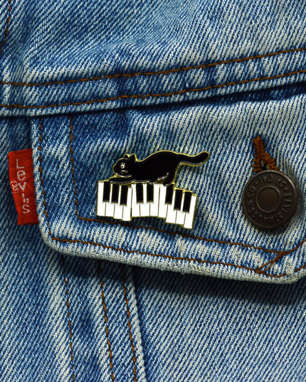 Broche - Chat Piano