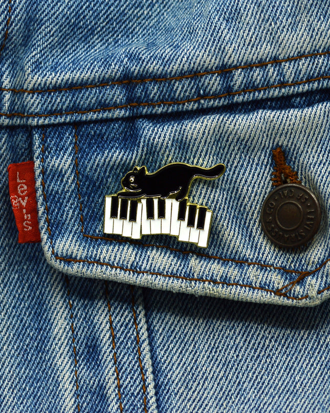 Broche - Chat Piano