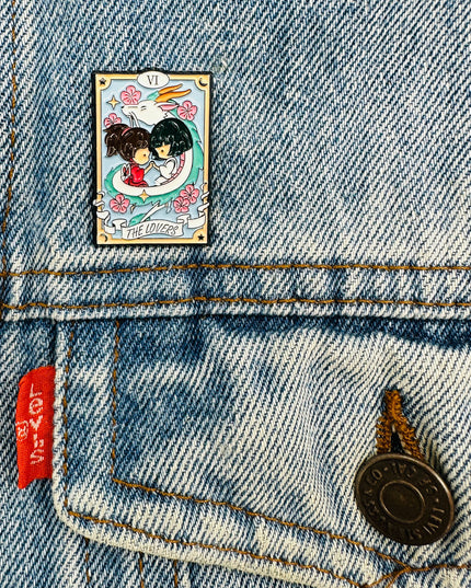 Pin's Manga Tarot - Accessoire d'Halloween pour les amoureux