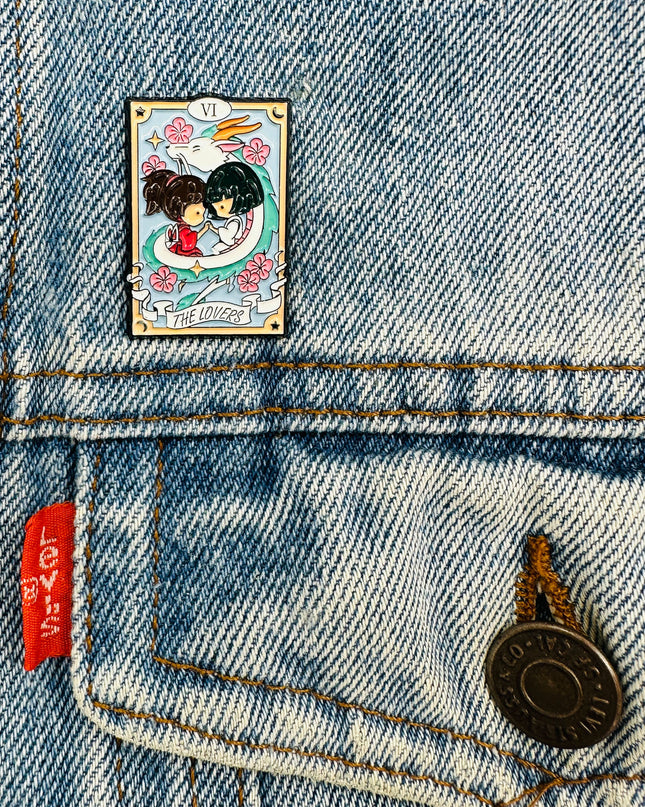 Pin's Manga Tarot - Accessoire d'Halloween pour les amoureux