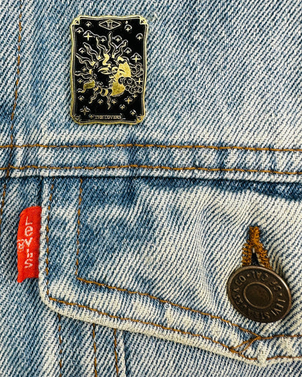 Broche - Tarot Noir | Amoureux | Accessoires
