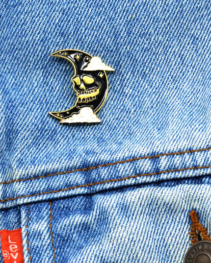 Kitűző - Accessoire mystérieux de la Lune Noire pour un style unique