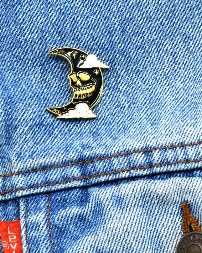 Kitűző - Accessoire mystérieux de la Lune Noire pour un style unique