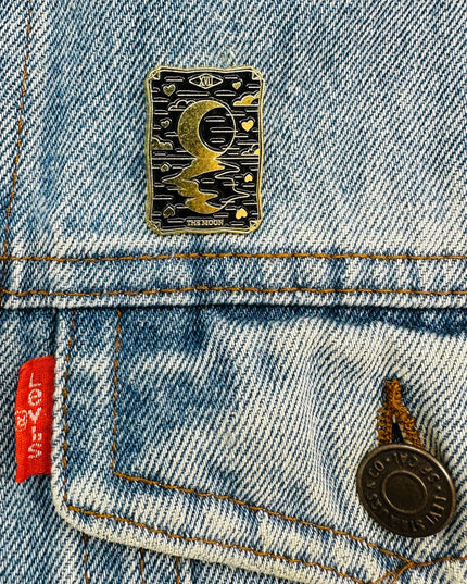 Broche - Tarot Noir | Lune | Accessoires