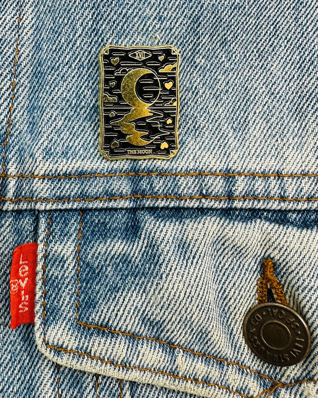 Broche - Tarot Noir | Lune | Accessoires