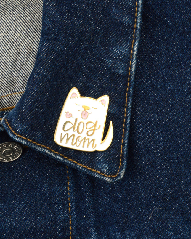 Dog Mom Enamel Pin
