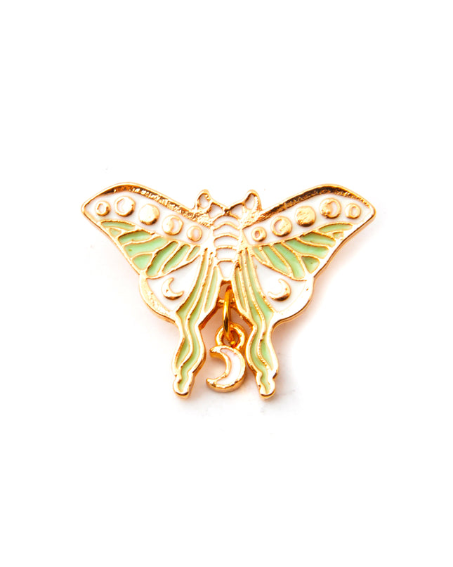 Broche Papillon de Nuit - Accessoire Élégant