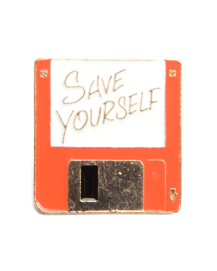 Floppy Enamel Pin